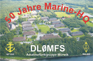 DLØMFS/HQ-QSL-Karte